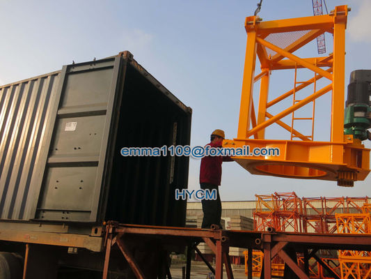 TC5610 सिविल निर्माण परियोजनाओं के लिए 6 टन जिब टॉवर क्रेन