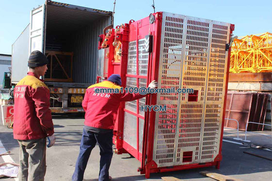 सस्ता SC100 उच्च वृद्धि सामग्री विरोधी गिरावट उपकरणों और सीमाओं के साथ लिफ्ट