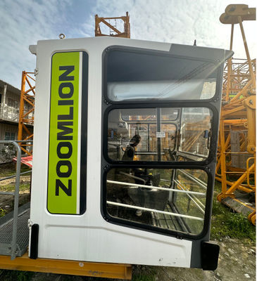 2021 वर्ष QTZ250 7025 मॉडल 60 मीटर फ्री हाई बिल्डिंग के साथ 12 टन प्रयुक्त टॉवर क्रेन