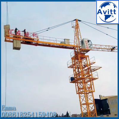 4T TC5010 हाइड्रोलिक दूरबीन टॉवर क्रेन शीर्ष स्लीविंग प्रकार उपकरण