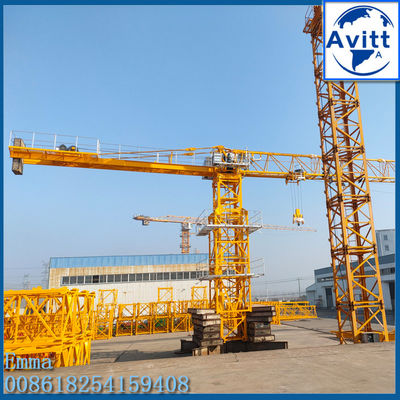 QTZ63 PT5013 टॉपलेस टावर क्रेन फ्रीस्टैंडिंग हाइट 30 मीटर 1.6*2.5M स्प्लिट टाइप मास्ट के साथ